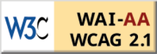 Logo del W3C WAI-AA WCAG 2.1