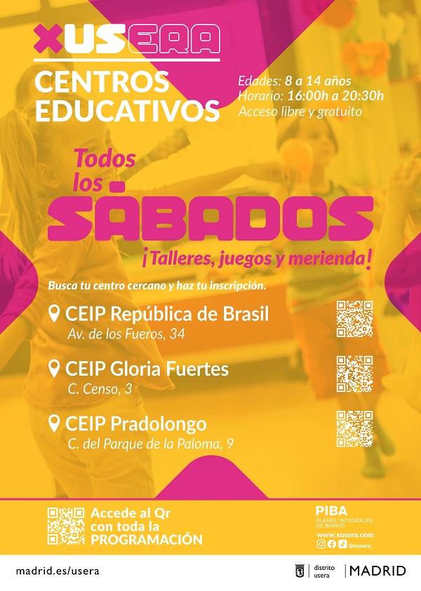 Cartel XUsera en Centros Educativos