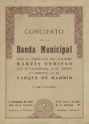 Programa Banda Municipal 1939