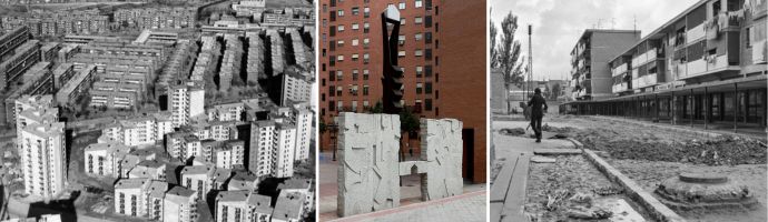 Distintas vistas del desarrollo del barrio