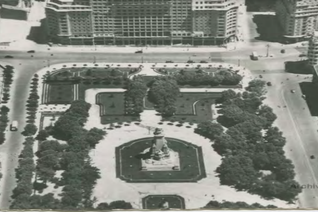 Plaza de España en 1956