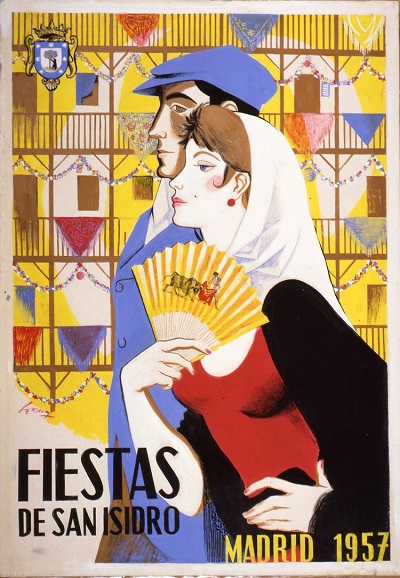 Cartel Fiestas de San Isidro 1957