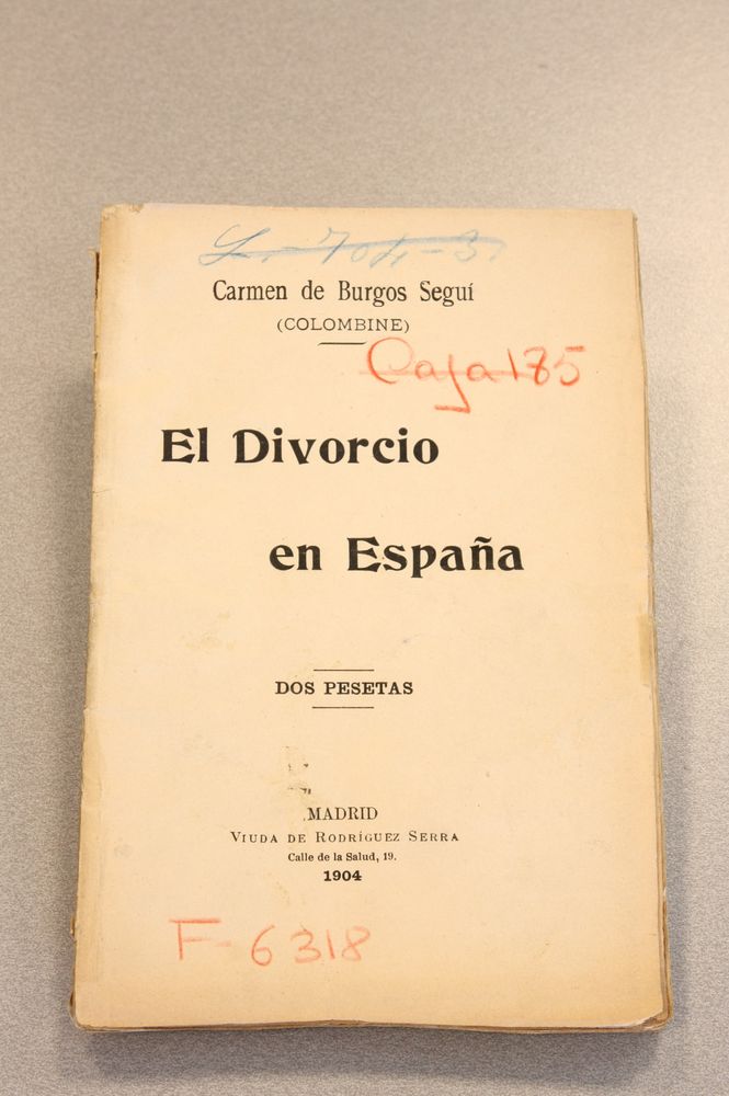 Vitrina 5. El divorcio en España