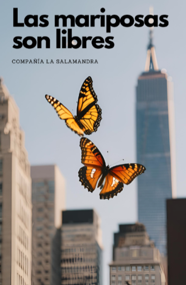 Foto de edificios y mariposas