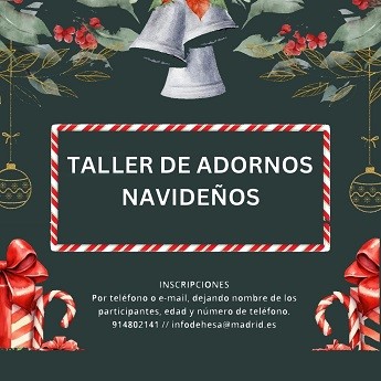 Taller de adornos navide&ntilde;os