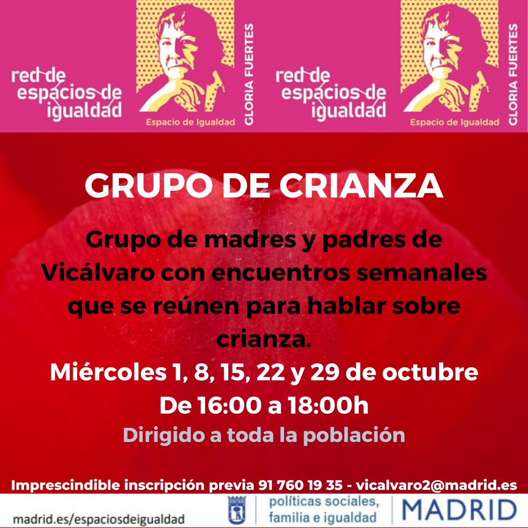 Cartel con el texto contenido en web