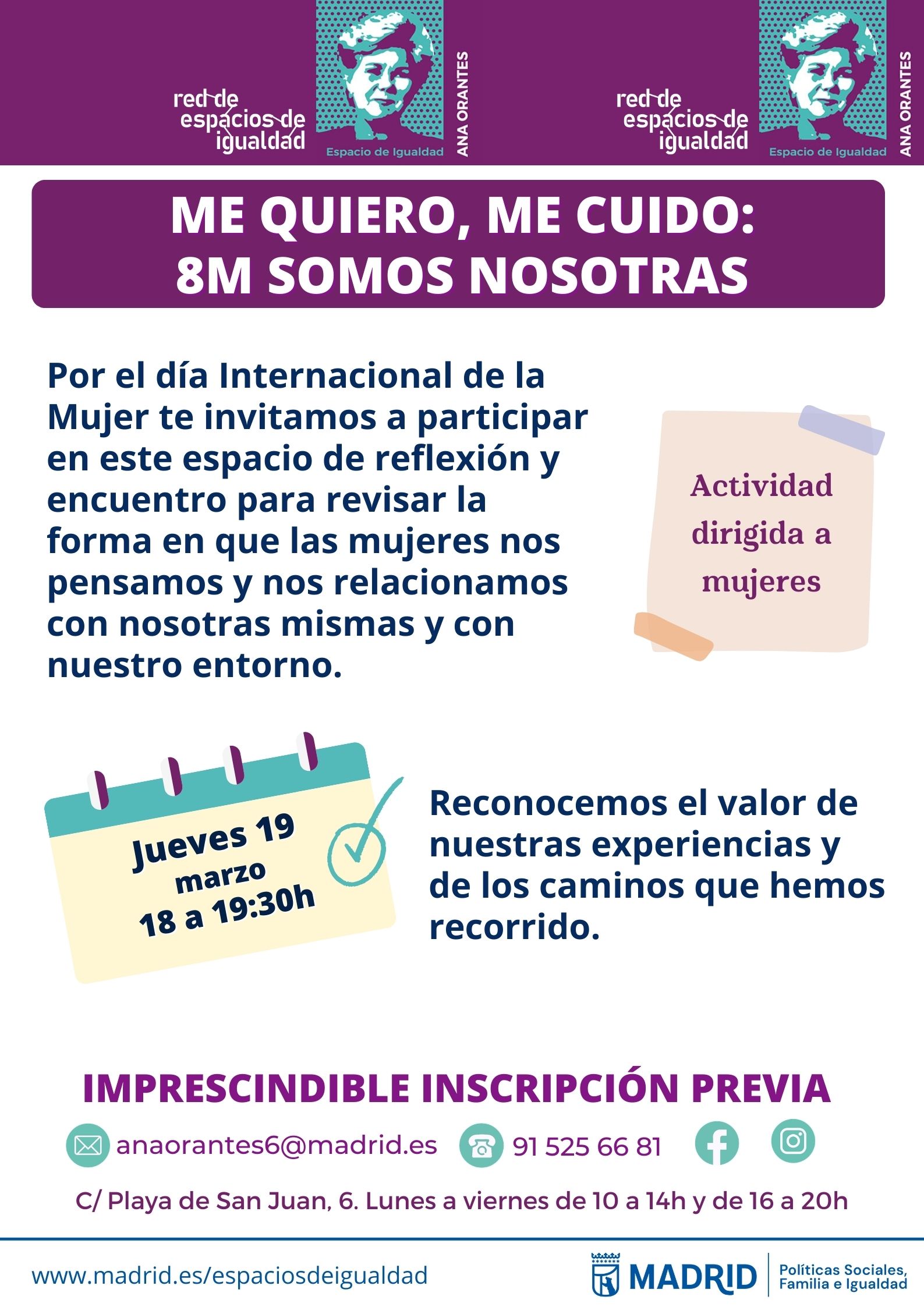 cartel con la misma informaci&oacute;n que la publicada en web