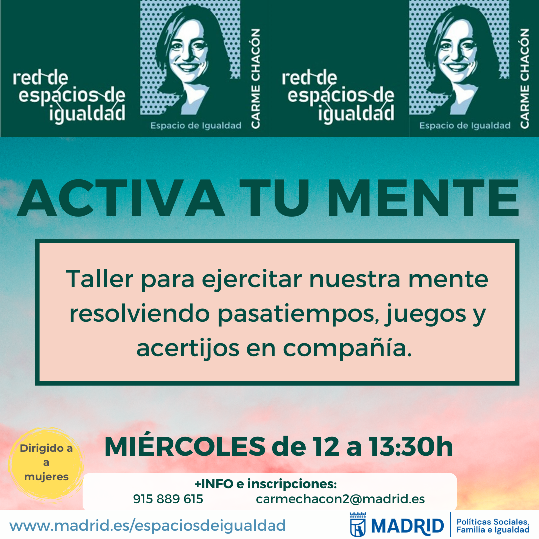 Cartel con el texto contenido en web