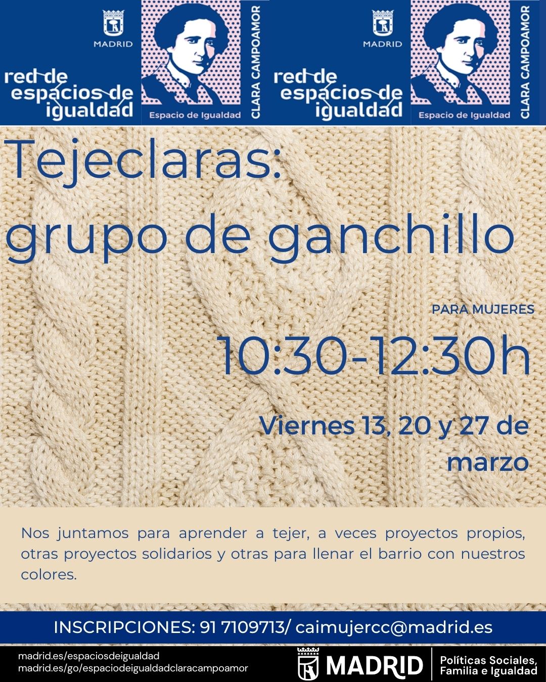 Cartel con la misma informaci&oacute;n que la publicada en web