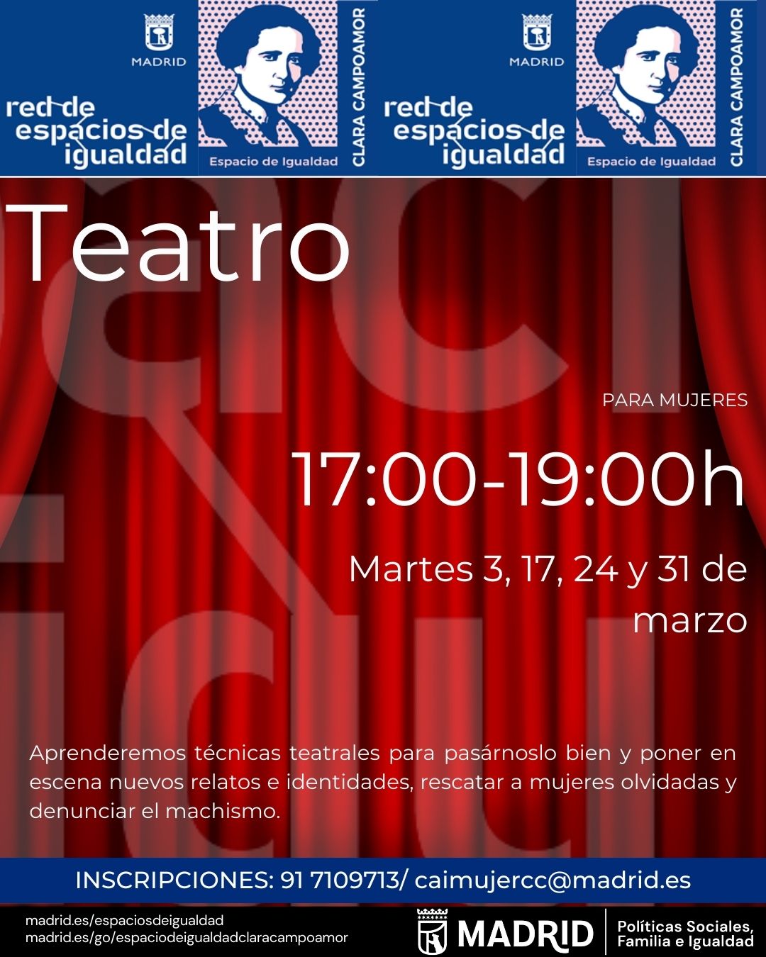 Cartel con la misma informaci&oacute;n que la publicada en web