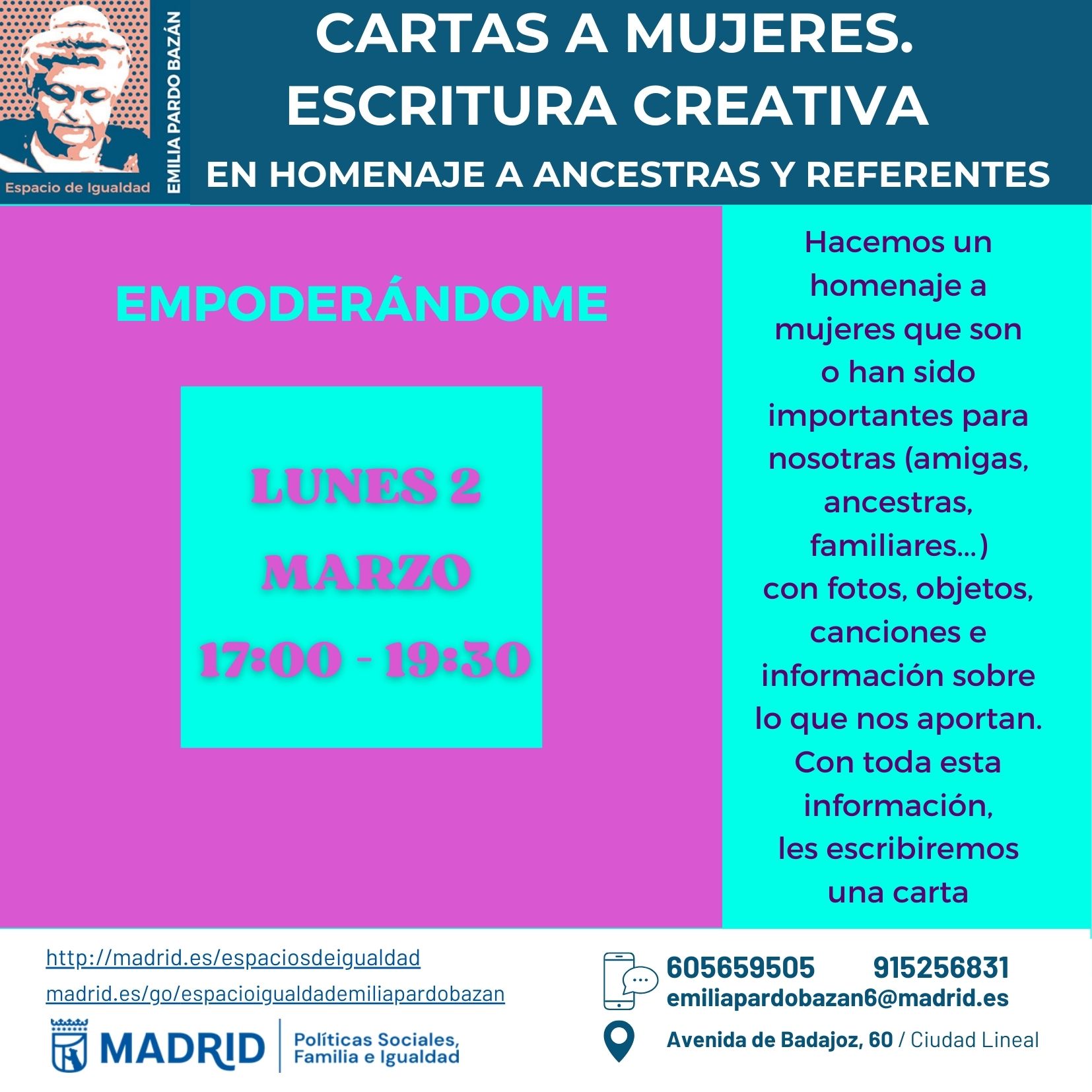 Cartel con la misma informaci&oacute;n que la publicada en web