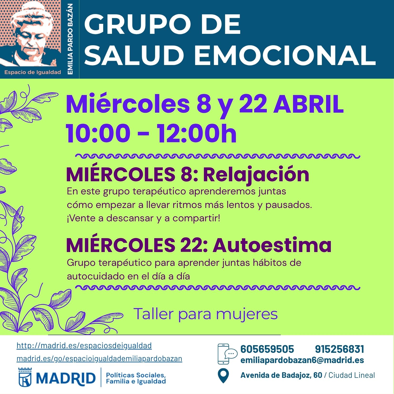 Cartel con la misma informaci&oacute;n que la publicada en web