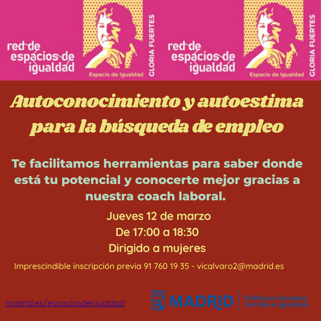 Cartel con el texto contenido en web