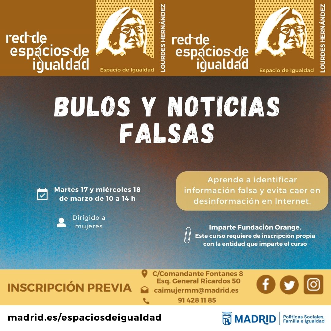 Cartel con la misma informaci&oacute;n que la publicada en web