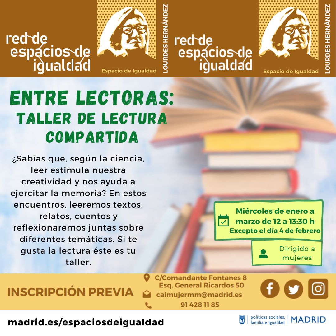 Cartel con el texto contenido en web