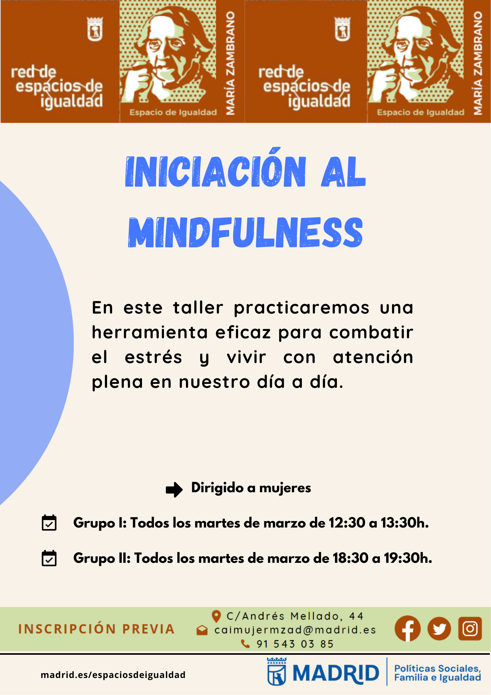 Cartel con la misma informaci&oacute;n que la publicada en web