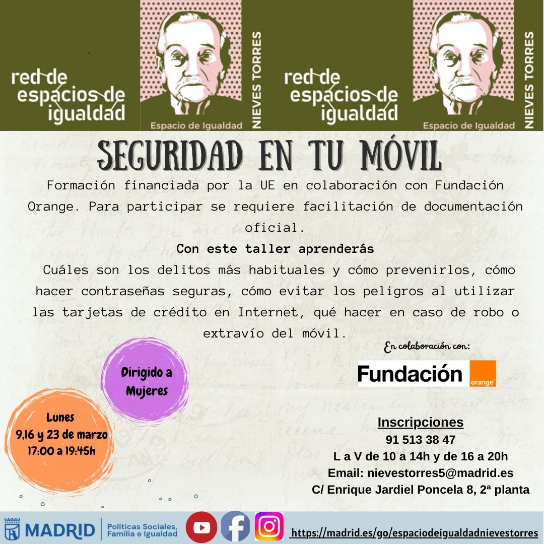 Cartel con la misma informaci&oacute;n que la publicada en web