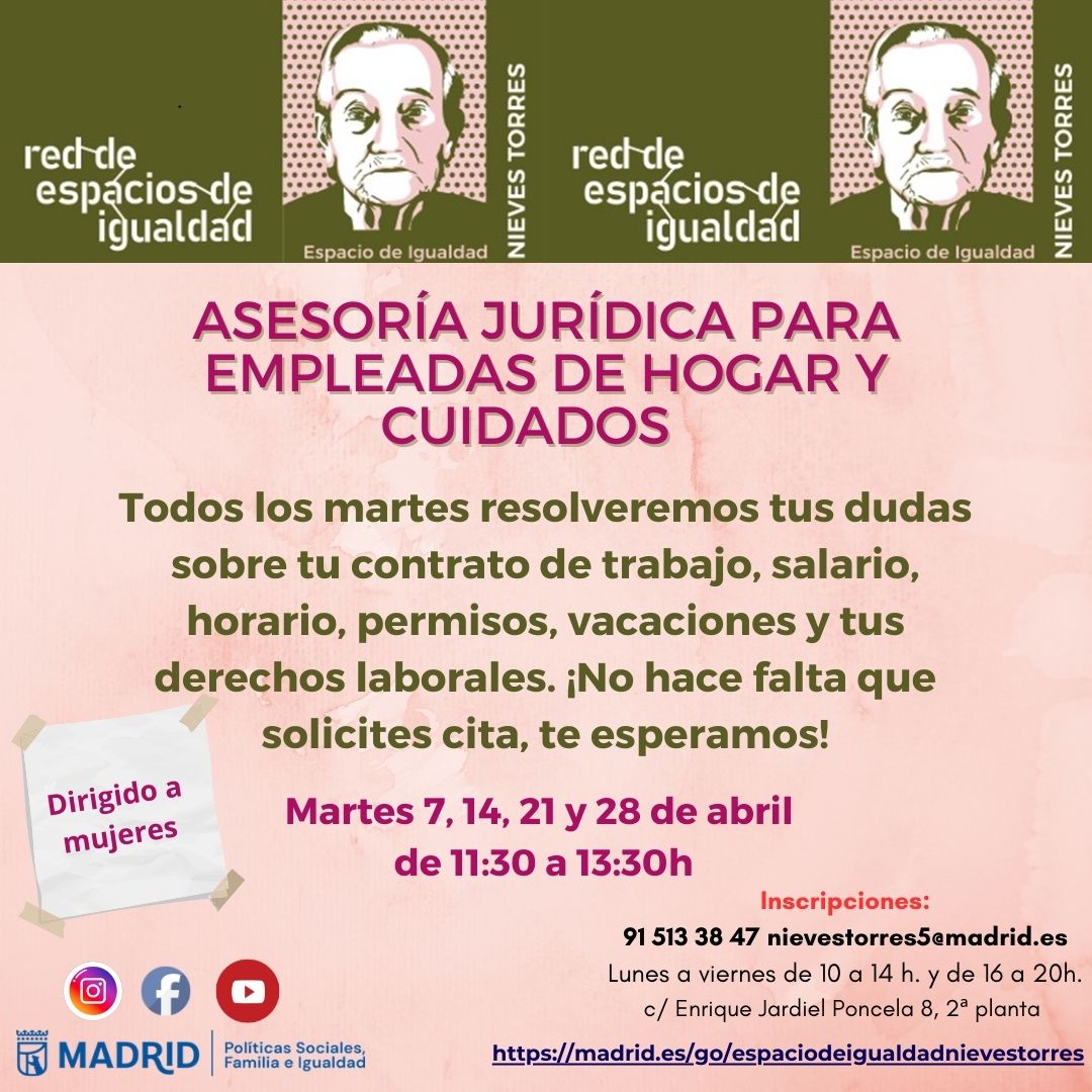 Cartel con texto con la misma informaci&oacute;n que en web