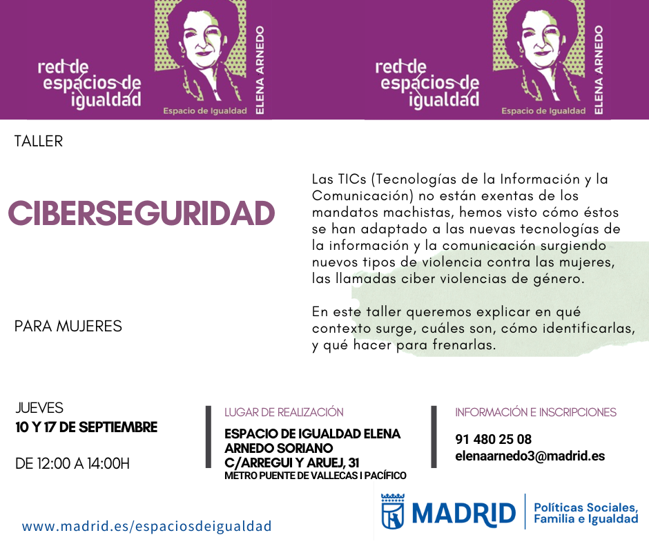 Cartel con texto contenido en web