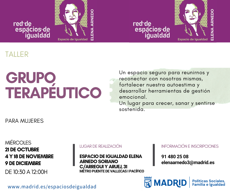 Cartel con el texto contenido en web