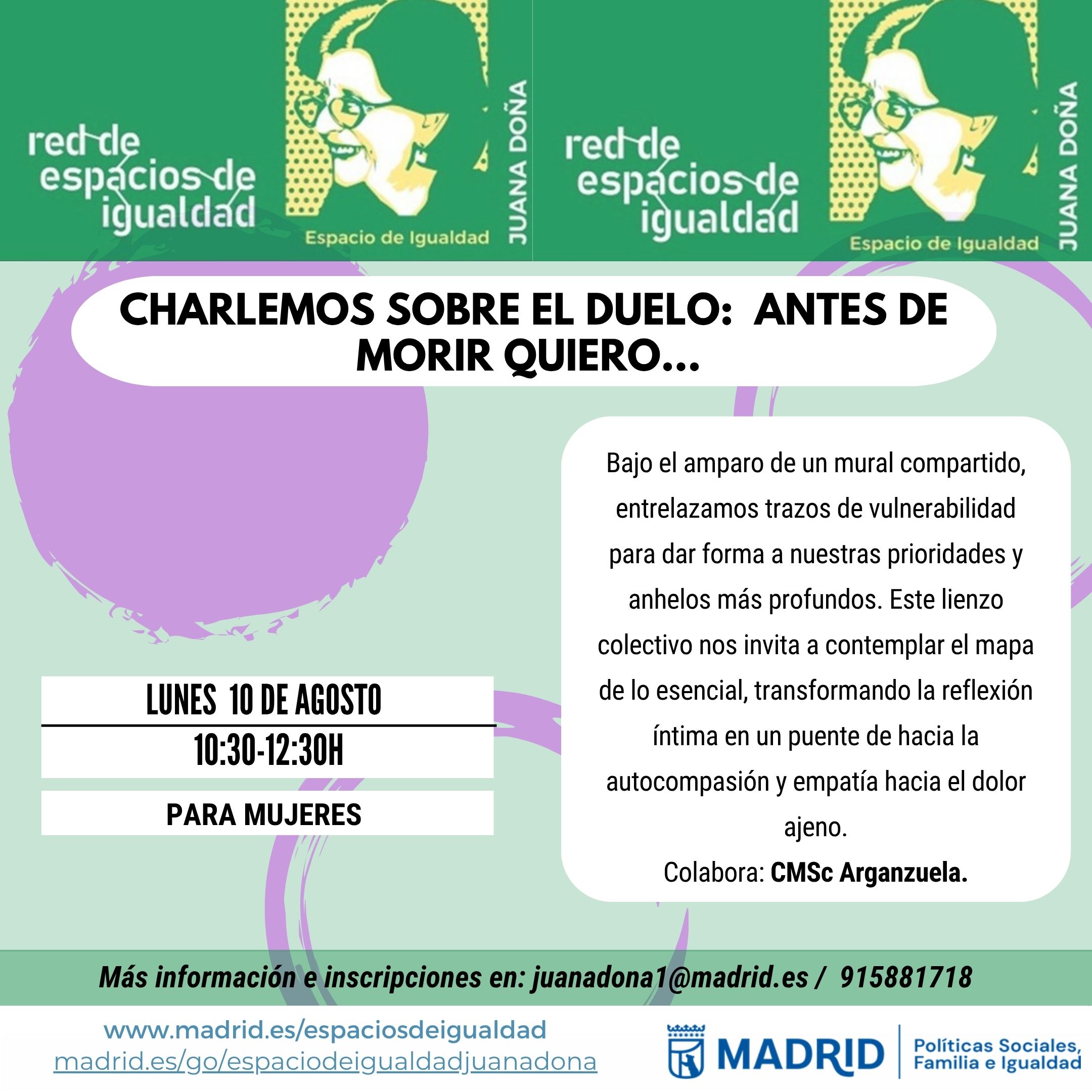 cartel con la misma informaci&oacute;n que lo publicado en web